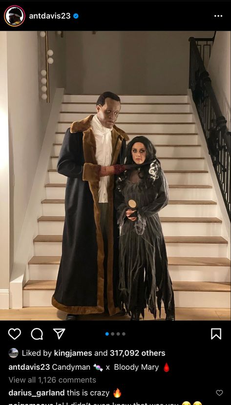 Anthony Davis, Lakers superstar, looks unrecognizable as the Candyman Candyman Costume, Anthony Davis Lakers, The Candyman, Russell Westbrook, Anthony Davis, Nun Dress, Happy Halloween, Halloween Costume, Halloween Costumes