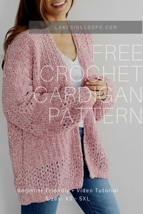 Chenille Yarn Cardigan, Bernat Velvet Yarn Knit Patterns, Crochet Velvet Sweater Pattern Free, Velvet Cardigan Crochet Pattern, Crochet Bernat Velvet, Crochet Patterns Soft Yarn, Crochet Velvet Pattern, Velvet Sweater Crochet Pattern, Beginner Cardigan Crochet Pattern Free