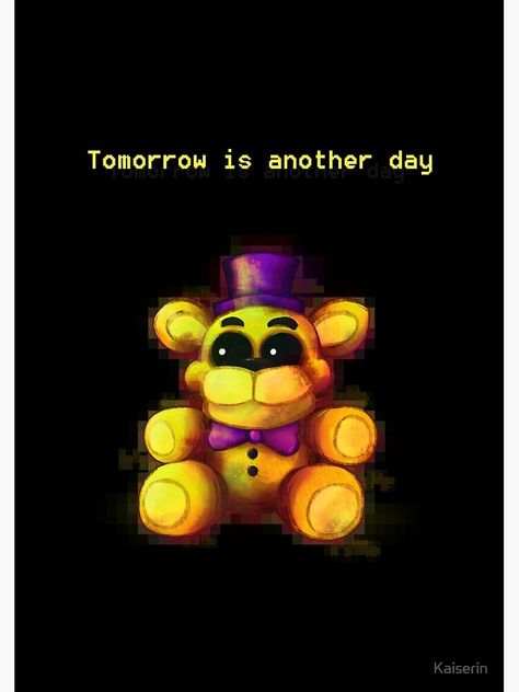 Golden Freddy Plush, Fnaf Golden Freddy, Игрушки Funko Pop, Freddy Plush, Fnaf 4, Animatronic Fnaf, Tomorrow Is Another Day, Fnaf Wallpapers, Fnaf 1