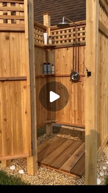 Cape Cod Outdoor Shower Kits on Instagram: "Take a look at how easy it is to install our Cape Cod Outdoor Shower Kits! Video by: @kateystanley  . . . . .  #capecod #capecodshowerkits #outdoorshower #diyoutdoorshower #diy #showerkit #outdoorshowerkit #outdoorshowerencolsure #outdoorshowerideas #diyoutdoorshower #freestandingoutdoorshower #outdoorpoolshower #outdoorshowergoals #outdoorshowerdesign #outdoorshowerseason #capecodlife #capecodsummer #capecodstyle #capecodhouse #capecoddesign #capecodstylehome #capecodder" Outside Bathroom Ideas Backyards, Outside Bathroom Ideas, Rustic Outdoor Shower Ideas, Outdoor Toilet And Shower Ideas, Outside Shower Ideas, Outdoor Toilet And Shower, Outdoor Shower Inspiration, Diy Outdoor Shower Ideas, Outdoor Solar Shower