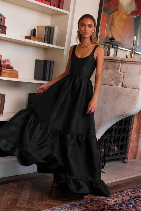 Black Tie Bridesmaids, Black Tie Wedding Guest Dress, V Chapman, Charlotte Dress, Black Tie Wedding Guests, Black Tie Dress, Black Bridesmaid Dresses, Black Tie Wedding, Dress Inspo