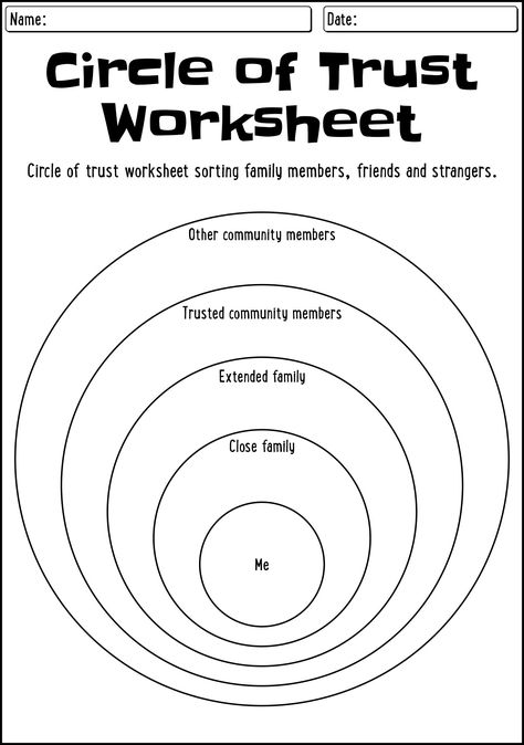 Relationship Circle Template, Communication Worksheets For Teens, Group Therapy Activity For Teens, Mental Health Group Activities For Teens, Counseling Worksheets For Teens, Therapy Interventions For Teens, Therapy Activities With Teens, Mental Health Work Activities, Rapport Building Activities Therapy