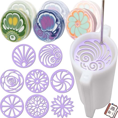 Soap Kaleidoscope Pull Through Mold 8 Acrylic Designs for Column Tube Mold Soap Swirl Tool… Round Soap Molds, Soap Embeds, Heart Shaped Candles, Swirl Soap, Soap Making Molds, Soap Making Supplies, Soap Maker, Mold Kit, Soap Gift