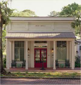 Post office Historical Concepts, Farm Town, Old Post Office, Palmetto Bluff, Cottage Aesthetic, Character Images, Building Concept, Tiny Cottage, Urban Spaces