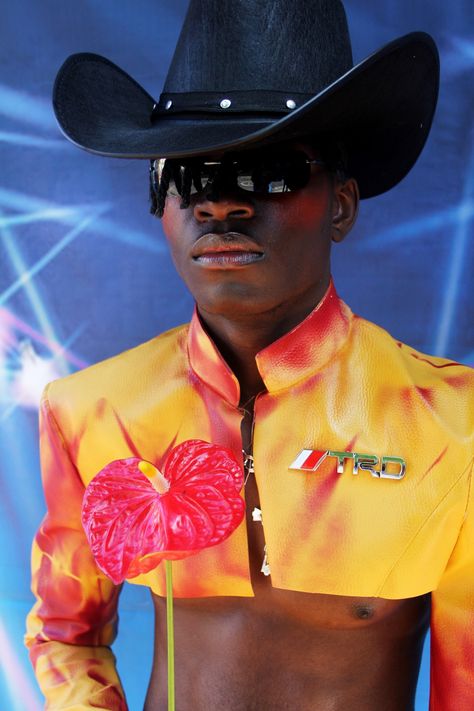 Futuristic Cowboy, Noir Aesthetic, Black Creatives, Black Joy, Megan Mckenna, Editorial Styling, Cowboy Aesthetic, Drag King, Urban Cowboy