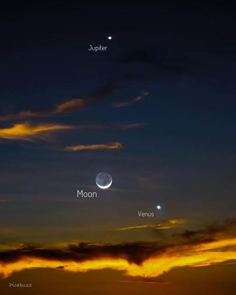 Moon And Jupiter, Venus And Jupiter, Jupiter Moons, Night Sky Moon, Space Astronomy, Hubble Telescope, Moon Setting, Moon Photography, Space Science