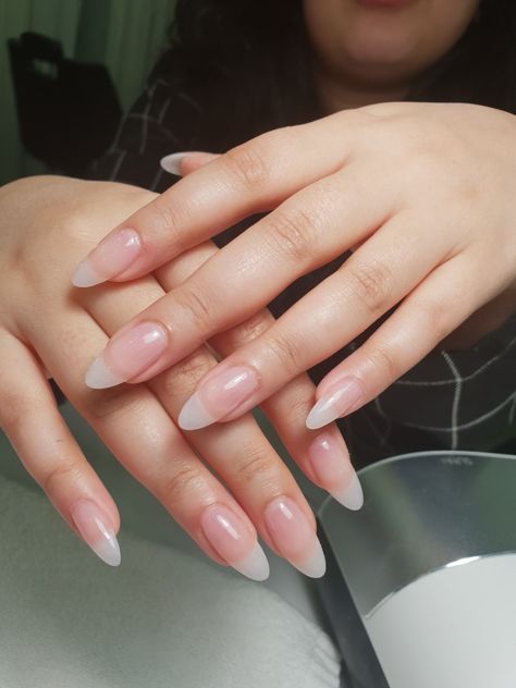 Natural Acrylic, Natural Looking Nails, Long Natural Nails, Natural Acrylic Nails, Dream Nails, Classy Nails, Pretty Acrylic Nails, Chic Nails, Best Acrylic Nails