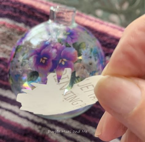 Purple Hues and Me: Tattoo Clear Ornaments DIY Clear Ornaments Diy, Clear Christmas Ornaments Diy, Glass Ornaments Diy, Tattoo Ornament, Clear Christmas Ornaments, Temporary Tattoo Paper, Me Tattoo, Clear Glass Ornaments, Create Your Own Tattoo