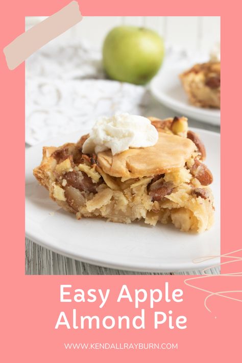 Almond Pie Recipe, Almond Pie, Refrigerated Pie Crust, Mood Food, Favorite Pie, Pie Crust Recipes, Easiest Apples, Delicious Pies, Crust Recipe