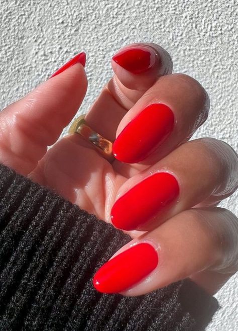 15 Glitter Nail Ideas to Copy if You��’re Obsessing Over Taylor Swift’s Manicure Too Cute Red Nails, Fall Nails 2023, Navy Blue Nails, Fun Nail Colors, September Nails, Red Polish, Painted Nails, Spring Nail Colors, Classic Nails