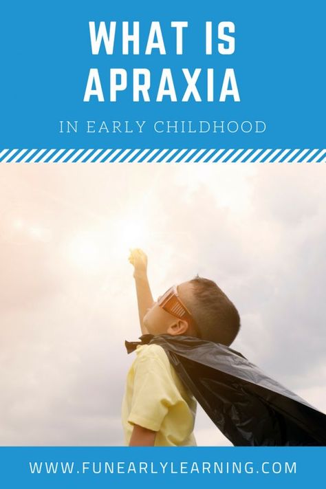 What is Childhood Apraxia of Speech and What Are the Symptoms? Great information on what apraxia means for children and symptoms to identify if your child has it.    #apraxia #apraxiaofspeech #childhoodapraxia #CAS #speech #speechtherapy #toddlers #preschool #kindergarten #earlyeducation Apraxia Activities, Apraxia Of Speech, Childhood Apraxia Of Speech, Kindergarten Readiness, Speech Activities, Early Education, Literacy Activities, Sensory Activities, Positive Parenting