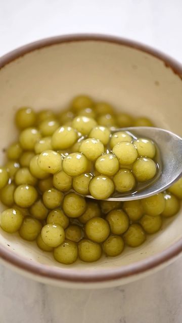 Lisa Lin on Instagram: "I’ve been making my own tapioca pearls from scratch and I love it! I like using @bobsredmill (#ad) tapioca flour/starch + potato starch for the dough because it gives the pearls a lovely toothsome texture without sticking to my teeth. Shaping the pearls will take time, so grab someone to help you or put on your favorite TV show in the background! Full recipe on the blog, tap link in profile and then the corresponding photo. #boba #comfortfood #bubbletea" Teeth Shaping, Potato Starch, Tapioca Pearls, Tapioca Flour, Recipes Vegan, Bubble Tea, Take Time, Vegan Gluten Free, From Scratch