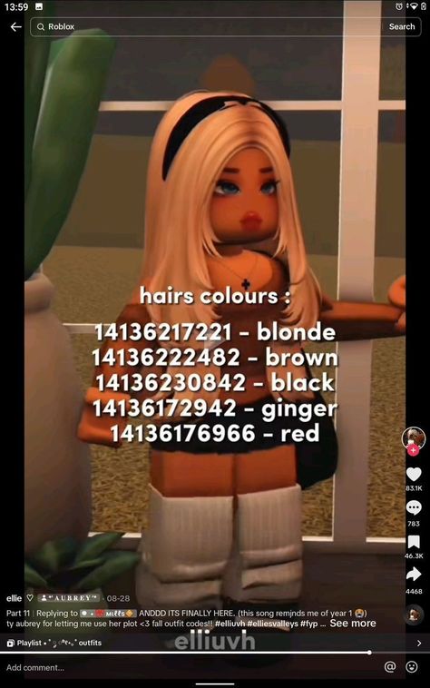 Roblox Outfit Codes, Bright Sneakers, Brown Hair Roblox, Blocksburg Outfit Codes￼, Phone Photo Editing, Black Hair Roblox, Winter Outfits Warm, Diy Crafts For Girls, Beauty Routine Tips