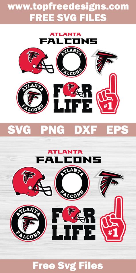 Use this Free Atlanta Falcons SVG Files for all your DIY craft projects with Cricut & Silhouette Cameo, scrapbooking, card making, car decals, stickers, vinyl, decals, t-shirts Atlanta Falcons Svg Free, Falcons Svg, Atlanta Falcons Svg, Atlanta Falcons Logo, Atlanta Hawks, Atlanta Falcons, Svg Free Files, T Shirt Diy, Free Svg