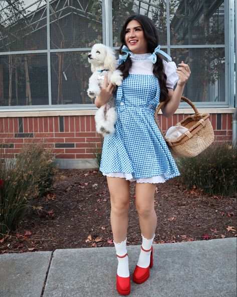 Dorothy Wizard Of Oz Costume, Hot Halloween Costume Ideas, Dorthy Costume, Wizard Of Oz Dorothy Costume, Hot Halloween Costume, The Wizard Of Oz Costumes, Dorothy Halloween Costume, Modest Halloween Costumes, Wizard Of Oz Costume