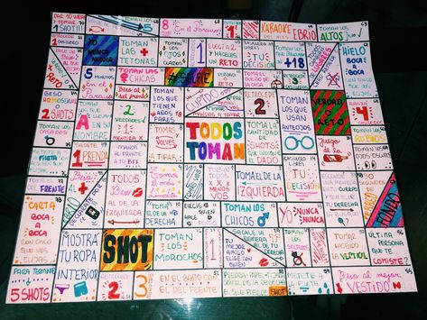 alcohol amigos joda fiesta previa tomar juego Drunk Games, Drinking Board Games, Alcohol Games, Diy Party Games, Lets Get Drunk, Teen Party Games, Drinking Games For Parties, Fun Drinking Games, Halloween House Party