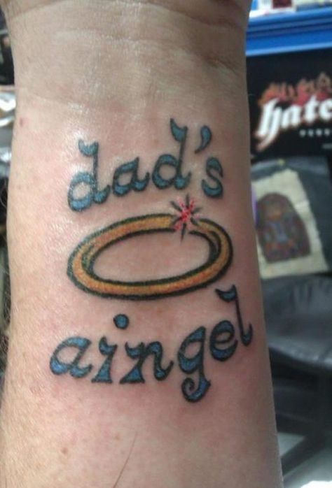 10 More Really Embarrassing Grammar And Spelling Mistakes Misspelled Tattoos, Really Bad Tattoos, Tattoos Gone Wrong, Tattoo Mistakes, Terrible Tattoos, Horrible Tattoos, Bad Father, Bad Grammar, Grammar Mistakes