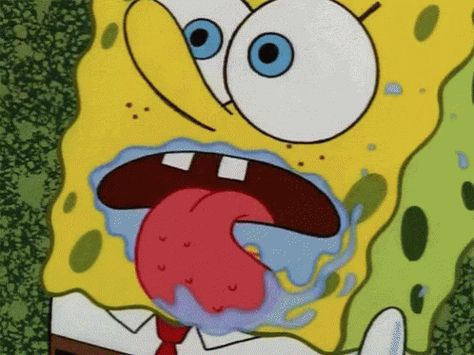 Spongebob Drooling GIF - Spongebob Drooling Tongue - Discover & Share GIFs Spongebob Gif, Mood Gif, Spongebob Faces, Versace On The Floor, Laughing Emoji, Felix The Cats, Cute Memes, Funny Reaction Pictures, Spongebob Squarepants