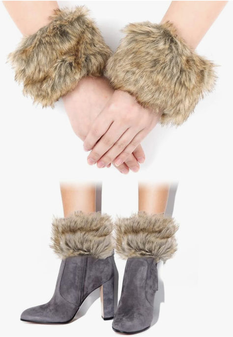 Fur wrist cuffs to add something extra to your outfit! They can be styled on the top of boots, on top of jackets to really give an extra pop. AND they will keep you extra warm this winter! Fur Wrist Cuffs, Sleeves For Women, Soft Winter, Wrist Warmers, Wrist Band, Wrist Cuffs, Winter Accessories, Arm Warmers, Band Ring