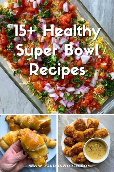 Looking for healthy Super Bowl recipes? Here are some of the best easy, quick, and healthy recipes to make on game day! Healthy Super Bowl Recipes, Super Bowl Dinner, Healthy Super Bowl, Easy Super Bowl, Super Bowl Food Healthy, Bowl Recipes Easy, Super Bowl Snacks, Super Bowl Recipes, Healthy Superbowl