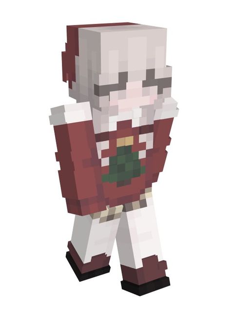 a red, soft girl minecraft skin with a cute christmas sweater by giovanka! <3 Minecraft Sink, Minecraft Skins Christmas, Minecraft Skins Red, Minecraft Skins Female, Moth Girl, Skin Mine, Minecraft Skin Ideas, Minecraft Fanart, Cute Christmas Sweater