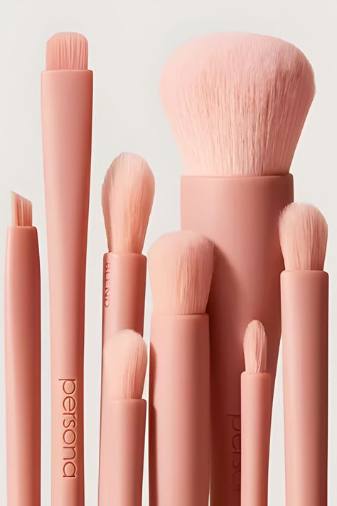 Power through your makeup routine with four dual-ended, cruelty-free brushes made intentionally for each step of getting ready. Product Details: Liquid, powder, and cream product friendly Dense bristle count that is soft & gentle on skin Lightweight, comfortable handle Vegan and Cruelty-Free. Explore our Pinterest Board for more ideas and in-depth details on Marmalade. #BeautyEssentials #MakeupInspiration #BeautyRoutine #MakeupTips #MUA #MakeupGoals #CosmeticArt #MakeupIdeas #MakeupLook #Makeup Persona Cosmetics, Radiant Makeup, Makeup Finds, Vegan Makeup Brushes, Soft Makeup Looks, Free Brushes, Vegan Makeup, Free Brush, Products Makeup