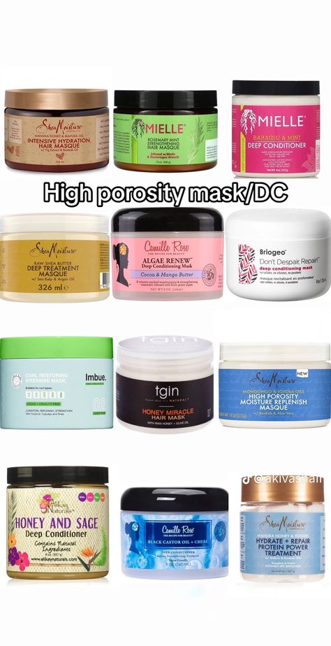 Deep Conditioner For High Porosity Hair, High Porosity Curly Hair Routine, Hair Products For High Porosity Hair, Curly Products For Natural Hair, 4c High Porosity Hair Products, High Porosity Hair Products Type 4, Natural Hair Routine For Growth, High Porosity Curly Hair Products, Hair Products For 4c Natural Hair