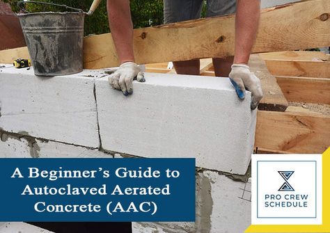 Autoclaved Aerated Concrete, Aerated Concrete, People Management, Exterior Insulation, Aac Blocks, Soundproofing Material, Passive Solar Design, Concrete Construction, Construction Activities