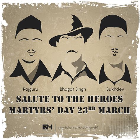 Creative On Martyr's Day By Ruby Huma on Behance Martyrs Day Creative Ads, Martyrs Day, Martyrs Day Poster, Martyrs 2008, Maharashtra Din Poster, Mahaan Movie Posters, Martyrs' Day, Behance Portfolio