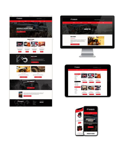 Red Black Website Design, Black White Red Website Design, Red And White Website Design, Red Black Website, Black And Red Website Design, Red Web Design, Interactive Restaurant, Red Website Design, Film Website