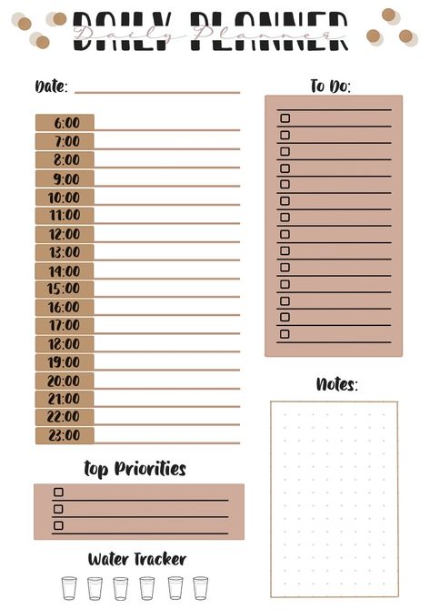 Increible Daily Planner para más organización Aesthetic Class, Daily Planner Pdf, Planner Pdf, Daily Planner, Glow Up?, Bullet Journal, Ipad, 10 Things