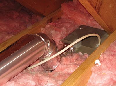 Fan-tastic Bath Venting Tips - Extreme How To Duct Insulation, House Ventilation, Bathroom Vent Fan, Bathroom Vent, Flexible Duct, Vent Duct, Fan Vent, Kitchen Fan, Bath Fan