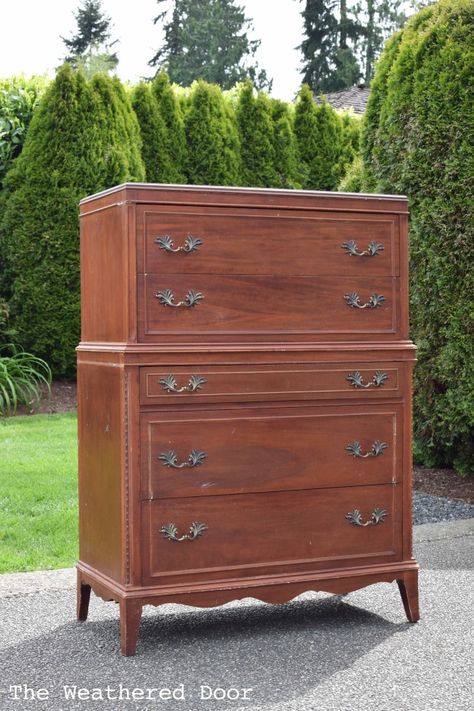 Stacked Dresser Makeover Tan Dresser, Elm Dresser, Hepplewhite Dresser, Decoupage Desk, Cane Dresser, Dresser Boho, Dresser Ikea, Shelves Nursery, Tarva Dresser