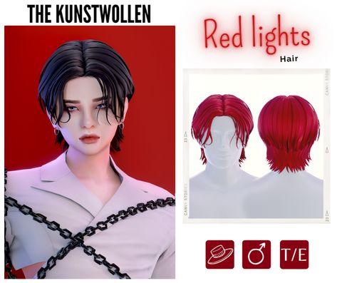 The Kunstwollen, Four One Direction, Sims 4 Hair Male, Red Hair Men, Pelo Sims, The Sims 4 Packs, Sims 4 Body Mods, Sims 4 Expansions, Sims 4 Cc Folder