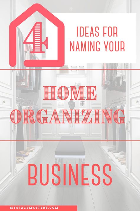 How to Create a Name for your Organizing Business #ProfessionalOrganizer #HomeOrganization #OrganisingTips #TidyHomes New Business Names, Professional Organizer Business, Organizing Business, Organization Business, Professional Organizing, Catchy Names, Build A Brand, Organizing Services, Organisation Hacks