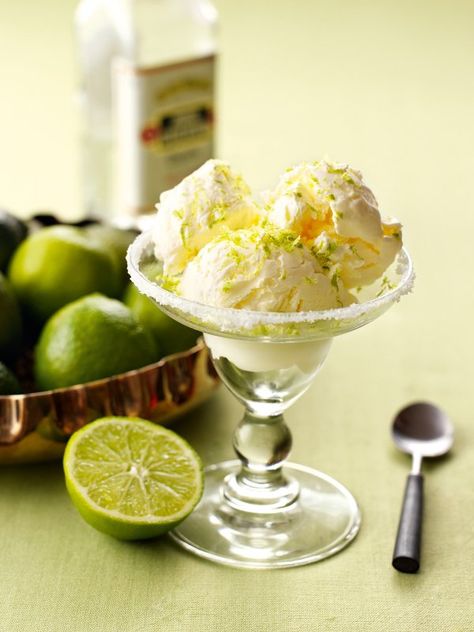 No-Churn Margarita Ice Cream | Nigella's Recipes | Nigella Lawson Company Desserts, Nigella Recipes, Nigella Lawson Recipes, No Churn Ice Cream, Ingredients List, Nigella Lawson, Triple Sec, An Ice Cream, Ice Cream Sundae