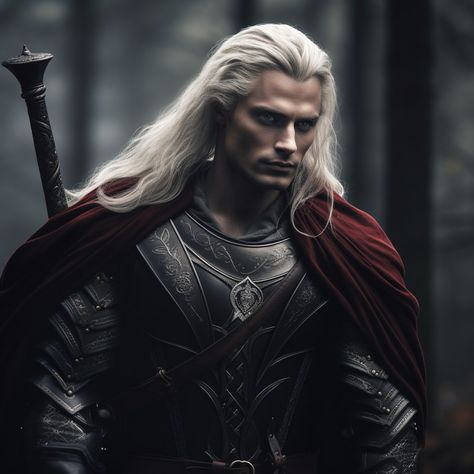 Argon The Conqueror, Targaryen Male, Targaryen Dynasty, Art Breeder, Daemon Targaryen, Male Oc, Targaryen Art, Wolf Photos, Targaryen Aesthetic