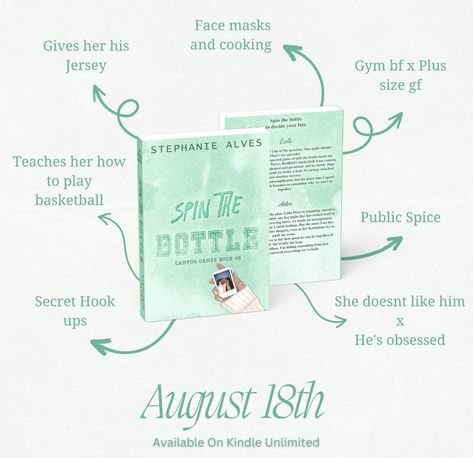 Spin The Bottle Book, Spin The Bottle Stephanie Alves, Books Tbr, Spin The Bottle, Reading Log, Book Things, Book People, Romantic Books, Book List