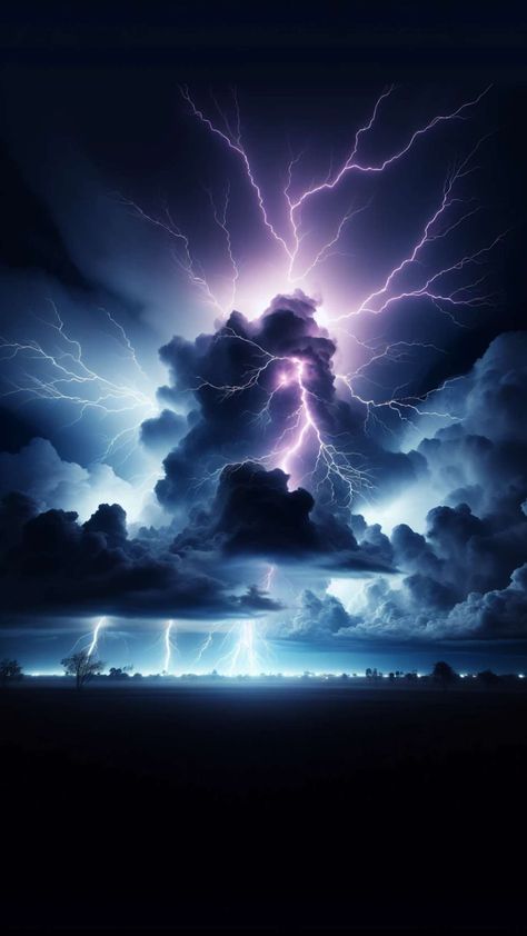 Lightning Aesthetic, Lightning Clouds, Storm Artwork, Eevee Wallpaper, Lightning Art, Lightning Cloud, Lightning Photography, Premium Wallpaper, Galaxies Wallpaper