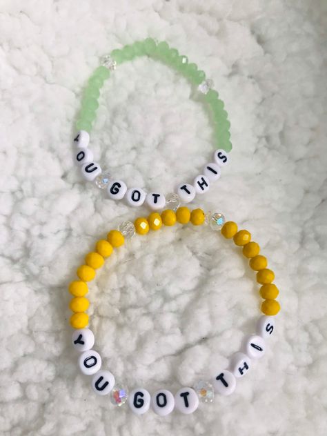 Cheer Good Luck Pins, Motivational Bracelets, Health Bracelet, Black Owned Business, Cheer Up Gifts, Pride Bracelet, Good Luck Bracelet, Slide Bracelet, Cheer Gifts