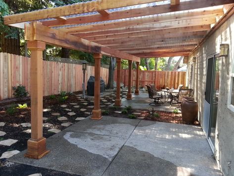 Freestanding Pergola, Outdoor Covered Patio, Gazebo Plans, Pergola Ideas, Pergola Attached To House, Pergola Canopy, Wooden Pergola, Backyard Pergola, Pergola With Roof