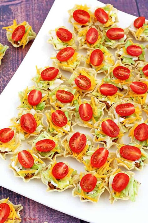 Taco Bites Appetizers - Valya's Taste of Home Taco Bites Appetizers, Birthday Party Food For Adults, Party Food For Adults, Finger Sandwich, Taco Bites, Cooking Party, Appetizers For Kids, Cucumber Bites, Mini Tacos