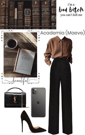 Dark Academia Outfit | ShopLook Outfit Ideas For Office, Academia Aesthetic Outfit, Dark Academia Outfits, Estilo Dark, Dark Academia Outfit, Dark Academia Style, Look Grunge, Mode Grunge, Academia Outfits