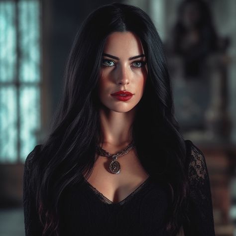 Yennefer Of Vengerberg, Isabelle Lightwood, Female Character Inspiration, Dark Feminine Aesthetic, Feminine Aesthetic, Character Portraits, Character Inspiration, Pretty People, Black Hair