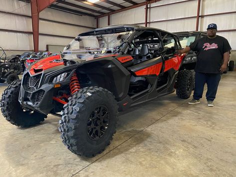 Congratulations to Jeremy Biggs from Peterman, AL for purchasing a 2022 Can Am Maverick X3 Max DS Turbo at Hattiesburg Cycles! #canam #x3 Canam Maverick X3 Turbo, Can Am Maverick X3, Cool Dirt Bikes, Rzr 1000, Sprinter Camper, Dune Buggy, Barn House Plans, Dirt Bikes, Can Am