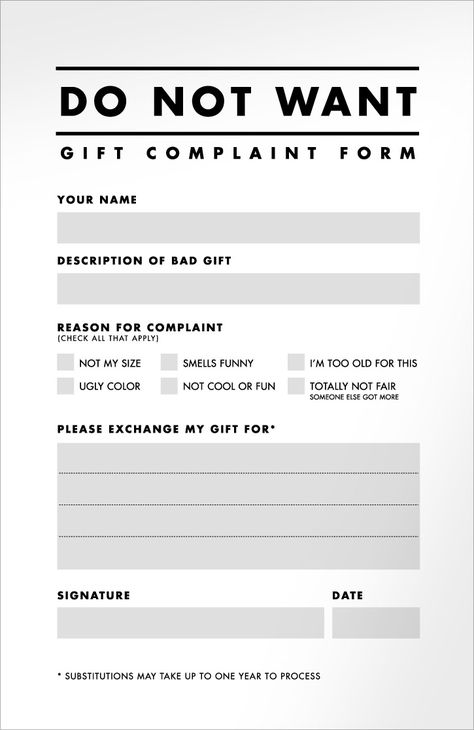 Gift complaint form #funny #ih8butterflies Bad Gifts, Christmas Gift Exchange, Photo Caption, Box Ideas, Gag Gifts, Beautiful Day, Make Me Smile, Funny Gifts, Poetry