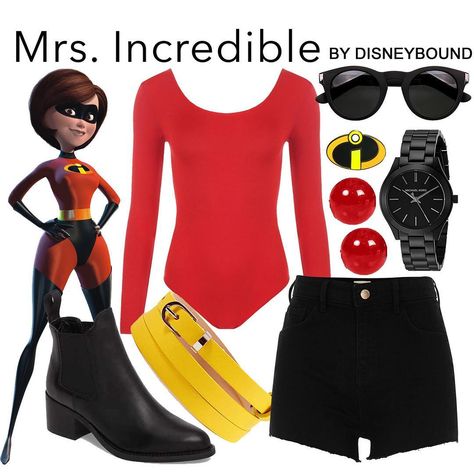 It's a weekend dedicated to Disney moms over on www.disneybound.con ❤️ #DisneyBound #Pixar #theincredibles || 💛 @leslieakay • • •… Disney Moms, Disney Bound Outfits Casual, Mrs Incredible, Disney Themed Outfits, Closet Cosplay, Disney World Outfits, Disney Inspired Fashion, Disneyland Outfits, Diy Kostüm