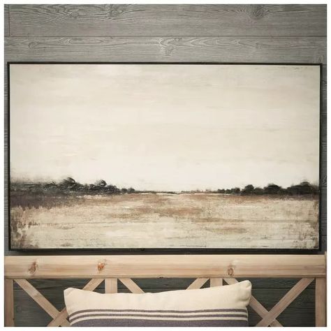 Pastoral Impressions Framed Canvas Wall Decor | Hobby Lobby | 2174159 Photo Wall Layout, Living Room Oil Painting, Abstract Wall Art Living Room, Printable Wall Art Living Room, Canvas Photo Wall, Wall Decor Hobby Lobby, Urban Wall Art, Horizontal Wall Art, Dining Room Wall Art