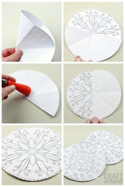 A super magically easy way to make mandalas, that always gives surprisingly great results! #mandalas #drawingideas Family Art Ideas, Family Art Projects, Art Ideas For Kids, Easy Mandala Drawing, Drawing Template, 4th Grade Art, 5th Grade Art, Mandalas Painting, Mandala Art Lesson