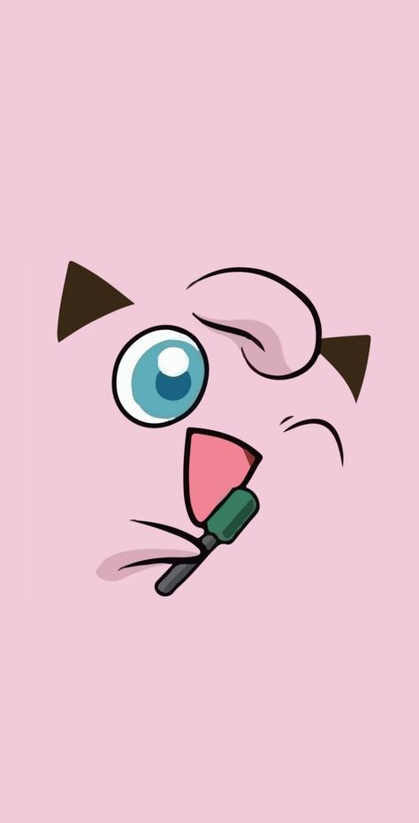 Jiggly Puff Wallpaper, Jigglypuff Aesthetic, Jigglypuff Wallpaper, Jigglypuff Tattoo, Jiggly Puff, Pokemon Themed Party, Pokemon Jigglypuff, Pokemon Series, Whatsapp Wallpaper Cute